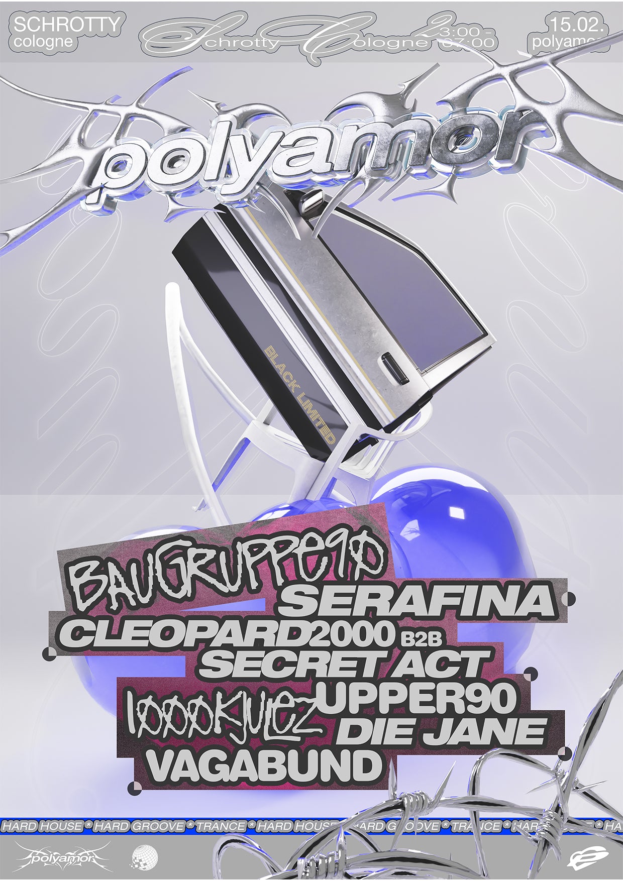 POLYAMOR, 15.02.2025, Schrotty, Köln (Tickets only ticket.io)